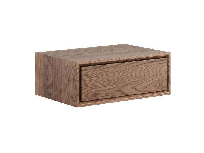 Nachtkommode Amru 10 aus geöltem Massivholz, in Eiche rauchig, 19 x 50 x 35 cm, mit 1 Schublade und Soft-Close-System ausgestattet, push to open Nachtkommode Amru 10 aus geöltem Massivholz, in Eiche rauchig, 19 x 50 x 35 cm, mit 1 Schublade und Soft-Close-System ausgestattet, push to open von easyMÖBEL