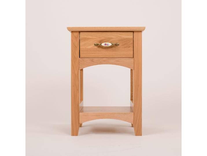Nachtkommode Eiche Vollholz massiv natur Pirol 95 - Abmessung 56 x 40 x 35 cm (H x B x T) von easyMÖBEL
