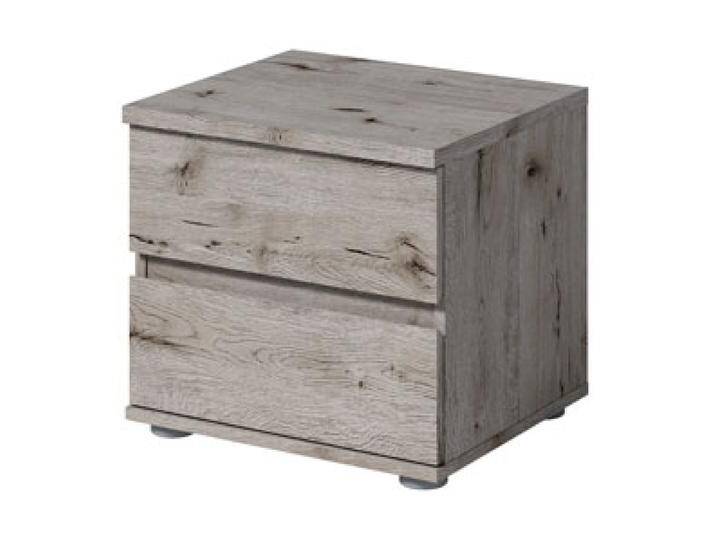 Nachtkommode Kamatero 02, 2 Stück, Farbe: Eiche - Abmessungen: 41 x 47 x 40 cm (H x B x T) von easyMÖBEL