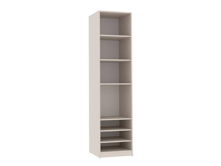Offener Kleiderschrank Regal Cabecao 05 Kaschmir 7 Fächer 206 x 50 x 51 cm ausreichend Platz schlichtes Design eckig Einfarbig Offener Kleiderschrank Regal Cabecao 05 Kaschmir 7 Fächer 206 x 50 x 51 cm ausreichend Platz schlichtes Design eckig Einfarbig von easyMÖBEL