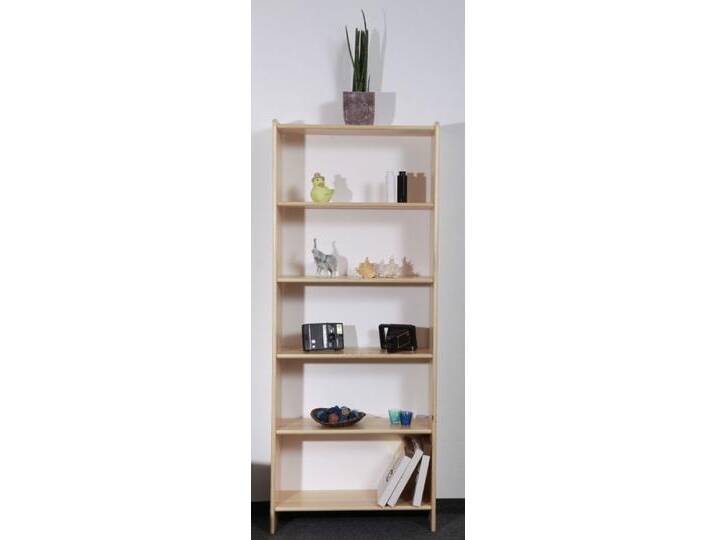Regal Kiefer massiv Vollholz natur 001 200 x 70 x 30 cm 5 Fächer stabile Verarbeitung zeitloses Design von easyMÖBEL