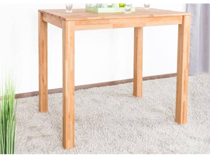 Stehtisch Wooden Nature 119 Kernbuche massiv - 120 x 80 cm (B x T) von easyMÖBEL
