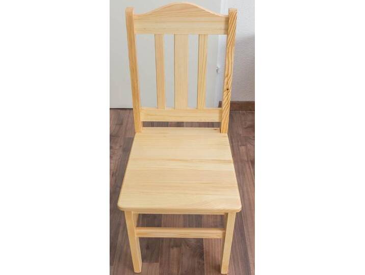 Stuhl Kiefer massiv Vollholz natur 001 - Abmessung 93 x 43 x 45 cm (H x B x T) von easyMÖBEL