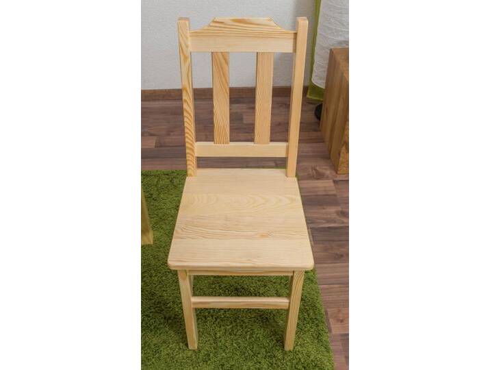Stuhl Kiefer massiv Vollholz natur Junco 248 - 91 x 35 x 44 cm (H x B x T) von easyMÖBEL