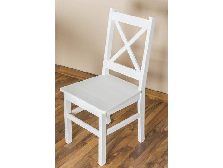Stuhl Kiefer massiv Vollholz weiß lackiert Junco 246- Abmessung 95 x 44 x 49 cm Stuhl Kiefer massiv Vollholz weiß lackiert Junco 246- Abmessung 95 x 44 x 49 cm von easyMÖBEL