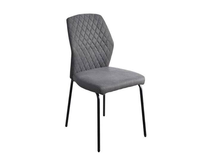 Stuhl Maridi 243, Farbe: Dunkelgrau - Abmessungen: 92 x 47 x 56 cm (H x B x T) von easyMÖBEL