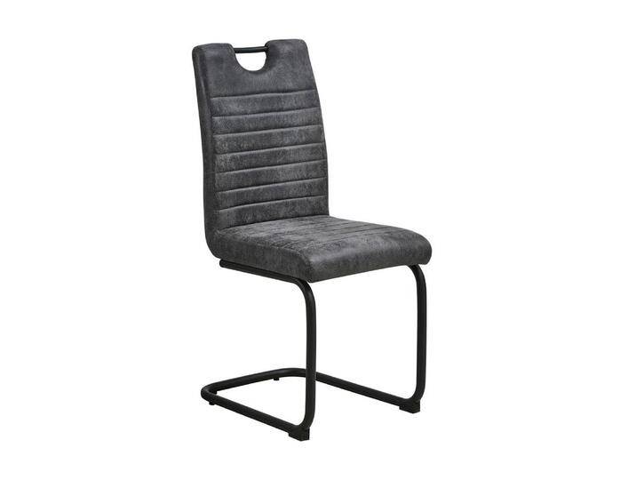 Stuhl Maridi 250, Farbe: Anthrazit - Abmessungen: 98 x 41 x 56 cm (H x B x T) von easyMÖBEL