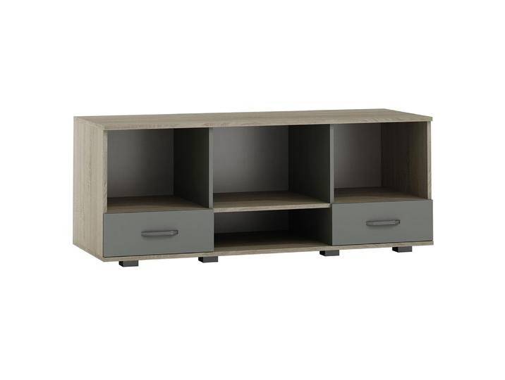 TV-Unterschrank Ciomas 19 Sonoma Eiche / Grau 135 x 53 x 49 cm Viel Stauraum Modernes Design Hochwertige Verarbeitung von easyMÖBEL