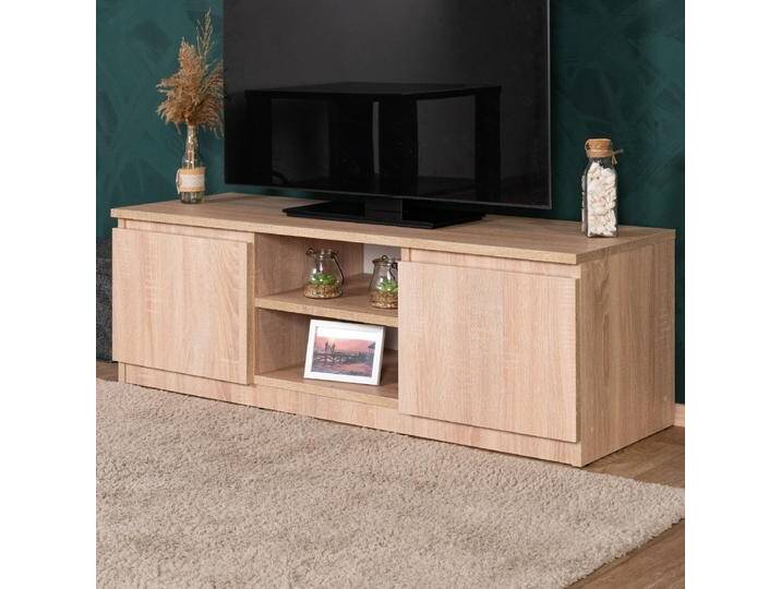 TV-Unterschrank Olavarria 05, Farbe: Sonoma Eiche - 40 x 120 x 41 cm (H x B x T) von easyMÖBEL