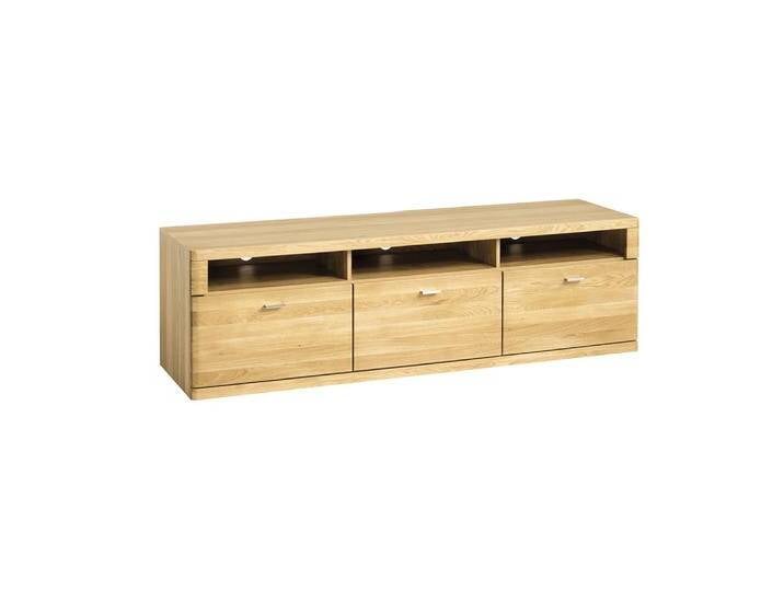 TV-Unterschrank Recife 03 Natur Eiche teilmassiv 181 cm Breite 3 Schubladen Modernes Design Hochwertige Verarbeitung von easyMÖBEL