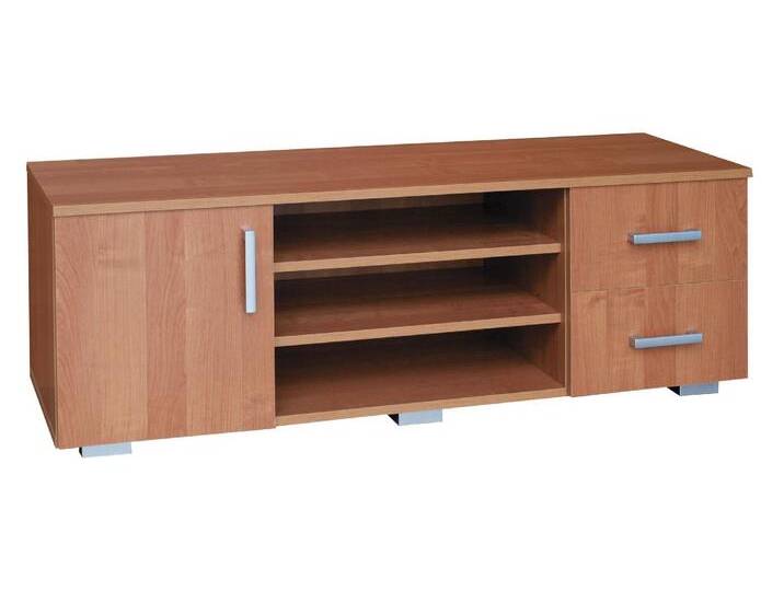 TV-Unterschrank Salta 07, Farbe: Erle - 47 x 139 x 41 cm (H x B x T) von easyMÖBEL