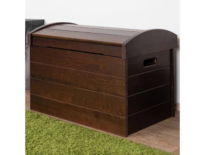 Truhe Kiefer massiv Vollholz Walnussfarben 183 – Abmessung 77 x 54 x 50 cm von easyMÖBEL
