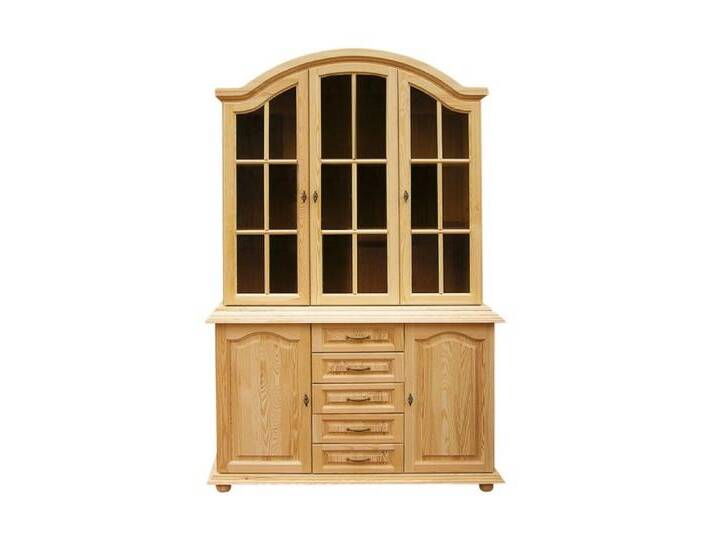 Vitrine Kiefer massiv Vollholz natur Pipilo 03 - Abmessung 224 x 135 x 54 cm Vitrine Kiefer massiv Vollholz natur Pipilo 03 - Abmessung 224 x 135 x 54 cm von easyMÖBEL