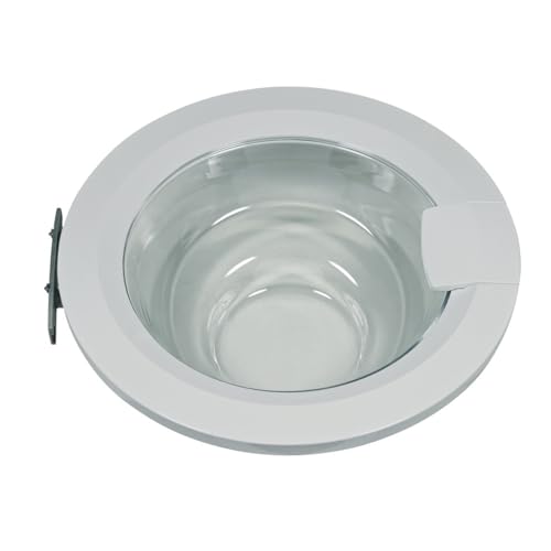 easyPART Kompatibel/Ersatz für BOSCH 00704285 Tür komplett Ring Bullauge weiß Glas Kunststoff Waschmaschine Frontlader Siemens 704285 passend Neff Logixx Avantixx 3ti74 3ti71 wis28 wis20 wis24 w5440 von easyPART