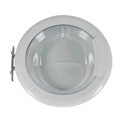 easyPART Kompatibel/Ersatz für Bauknecht 481010604375 Tür komplett Ring Bullauge weiß Glas Waschmaschine Frontlader Whirlpool Indesit C00443216 passend Privileg wa wak73 wak91 wak63 wak83 wl6l wak62 von easyPART
