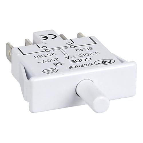 easyPART Kompatibel/Ersatz für Beko 4220130185 Lichtschalter NICPREM Code 54 für Kühlschrank KühlGefrierKombination easyPART Kompatibel/Ersatz für Beko 4220130185 Lichtschalter NICPREM Code 54 für Kühlschrank KühlGefrierKombination von easyPART