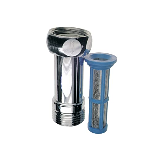 easyPART Kompatibel/Ersatz für Divers Wasserfilter Langzeitfilter 3/4'' Anschluss Geschirrspüler Waschmaschine chrom von easyPART