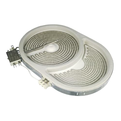 easyPART Kompatibel/Ersatz für EGO 10.57413.688 Strahlheizkörper Zweikreis Glaskeramikkochfeld 2400/1600W 260x165mm 1057413688 HiLight-Heizkörper oval wie Bosch Siemens 00445833 Constructa Balay von easyPART