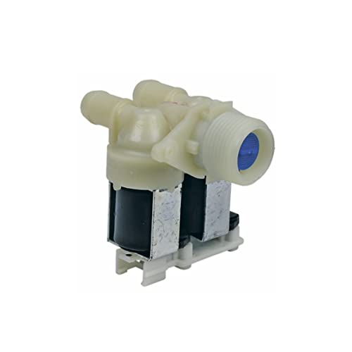 easyPART Kompatibel/Ersatz für EUROPART 10022954 Magnetventil Einlaufventil Füllventil Ventil 2fach 180° 14,0mmØ Waschmaschine Alternativ Whirlpool Bauknecht 480111100199 Cooke&Lewis Gala Hanseatic von easyPART