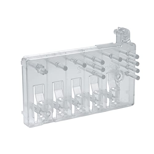 easyPART Kompatibel/Ersatz für Electrolux 1256273002 Tastenfeldeinsatz Lichtleiter Taste transparent Kunststoff AEG Trockner passend für Arthur Martin Privileg eingesetzt in T36800 Lavatherm T 36600 T von easyPART