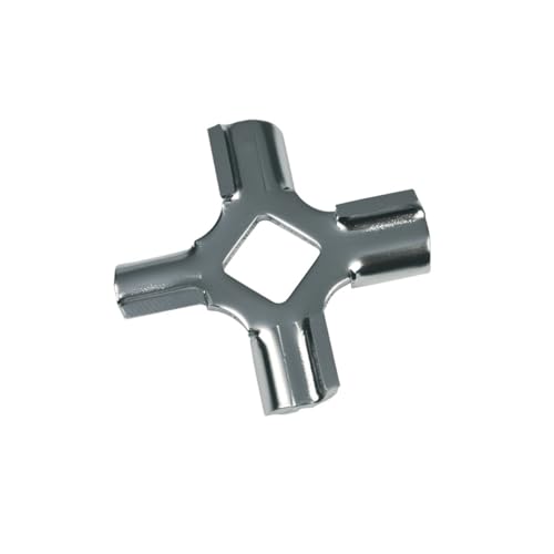 easyPART Kompatibel/Ersatz für KitchenAid 9706857 Messereinsatz Vierkantachse doppelseitiges Messer Fleischwolf Küchenmaschine W10408733 auch Whirlpool Bauknecht 482000011952 Indesit Ariston C00374246 von easyPART