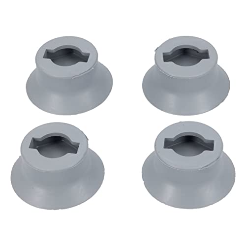 easyPART Kompatibel/Ersatz für gorenje 619601 Gummifüße Gummifuß Saugfüße Vacuumfüße Waschmaschinenfuß 4Stk AW012 Waschmaschinenunterstellgummis Saugfuß Trocknerfuß Trocknerfüße Trockner von easyPART