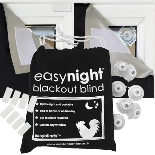 easynight Tragbare Verdunklungsfolie für Fenster, für Reisen 1m x 1.45m von easynight