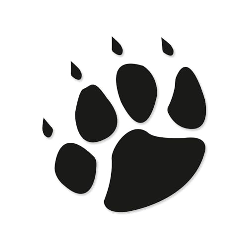 1 Sticker Tier-Pfote Tatze I kfz157 schwarz I 4 x 4 cm I Kennzeichen-Aufkleber Auto-Aufkleber Roller Laptop Handy Hunde-Pfote Katzen-Pfote klein 1 Sticker Tier-Pfote Tatze I kfz157 schwarz I 4 x 4 cm I Kennzeichen-Aufkleber Auto-Aufkleber Roller Laptop Handy Hunde-Pfote Katzen-Pfote klein von easydruck24de