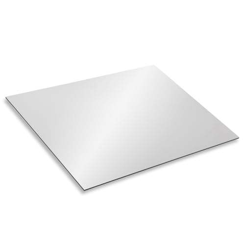 Aluverbundplatte silber I Größe: 30 x 20 cm I 3 mm stärke I für Modellbau Messebau Beschilderung Heimwerker Siebdruck und Digitaldruck I zum Basteln I blanko I DIY I hin575 von easydruck24de