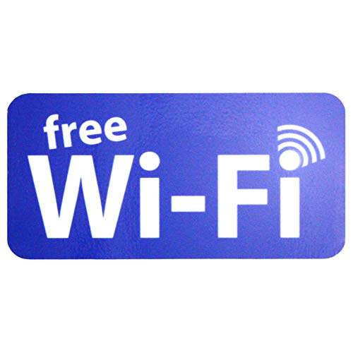 Aufkleber 'free Wi-Fi' | hin267 | iSecur®, Für Ihre Bäckerei, Ihr Café, Restaurant oder Geschäft | Free WiFi | kostenloses WiFi | kostenfreies WiFi | Hinweis von easydruck24de