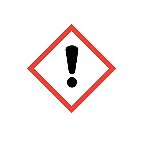 Gefahrstoffaufkleber I GHS07: Reizend I 15 x 15 cm I Gefahrstoffsymbol zur Sicherheit I GHS-Kennzeichnung I Achtung I Warnung I Vorsicht I Hinweis I hin606 von easydruck24de