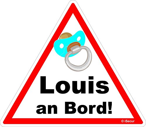 easydruck24de Auto-Aufkleber Baby an Bord, Louis I kfz448 I 16 x 14 cm groß I Junge Sticker mit Schnuller I Hinweis-Aufkleber Achtung Vorsicht I wetterfest easydruck24de Auto-Aufkleber Baby an Bord, Louis I kfz448 I 16 x 14 cm groß I Junge Sticker mit Schnuller I Hinweis-Aufkleber Achtung Vorsicht I wetterfest von easydruck24de