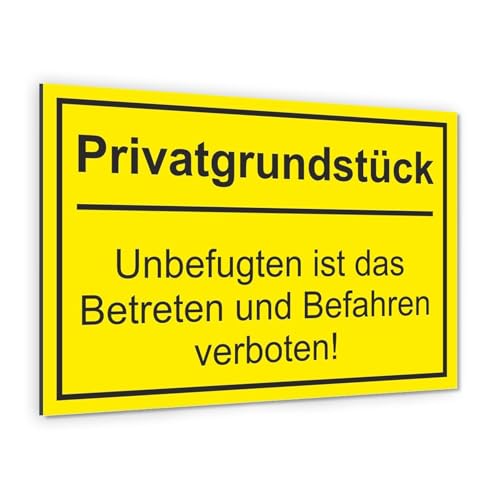 easydruck24de Hinweisschild Privatgrundstück - Unbefugten ist das Betreten und Befahren verboten! I 60 x 40cm I Privatgrundstück Warnung I hin426 easydruck24de Hinweisschild Privatgrundstück - Unbefugten ist das Betreten und Befahren verboten! I 60 x 40cm I Privatgrundstück Warnung I hin426 von easydruck24de