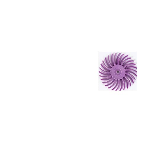 1-Zoll-Radialborstenscheibe, Körnung 80–2000, Schleifbürste, Detail-Polierscheibe, kompatibel mit Dremel-Rotationswerkzeug-Zubehör (Color : 1 Pcs, Size : 600) von easyhaha