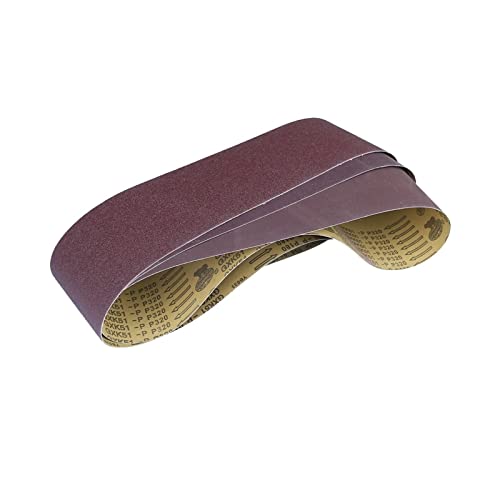 10 Stück 1220 x 150 mm Schleifgewebebänder GXK51-P Körnung 60 bis 800 Holz Weichmetall Schleifen Aluminiumoxid Polierband(240) von easyhaha