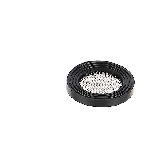 10 Stück Dichtung O-Ring Schlauchdichtung Flache Gummischeibe mit Filternetz for Wasserhahntülle 1/2“ 3/4“ Gummidichtungen 40 Mesh (Color : 1I2 inch) von easyhaha