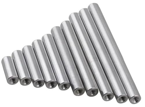 10 Stück Überwurfmuttern M2 M2.5 M3 M4 M5 M6 M8, runder Abstandshalter aus Aluminium, runder Abstandshalter for Säulen aus Aluminium(18MM*M3) von easyhaha