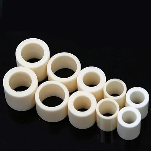 10 stücke Keramik Rohr Aluminiumoxid Kleine Thermoelement Schutz Porzellan Rohre Korund Porzellan Buchse(10x13x8mm) von easyhaha