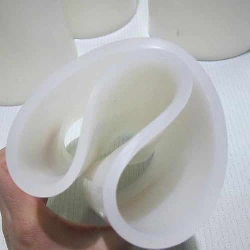 1M Übergroßer Silikonkautschukschlauch, Dicke 1mm, D12-160mm, Rohr, großes Rohr, Innendurchmesser * Außendurchmesser in Industriequalität(43x45mm) von easyhaha