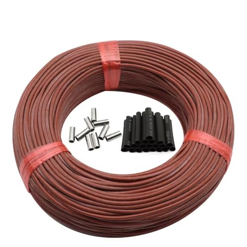3,0 mm Infrarot-Heizkabel 12K 33 Ohm/m Elektrische Kohleheizdrahtspule, Hotline-Faserdraht Verdickung 5-200 Meter (80M) von easyhaha