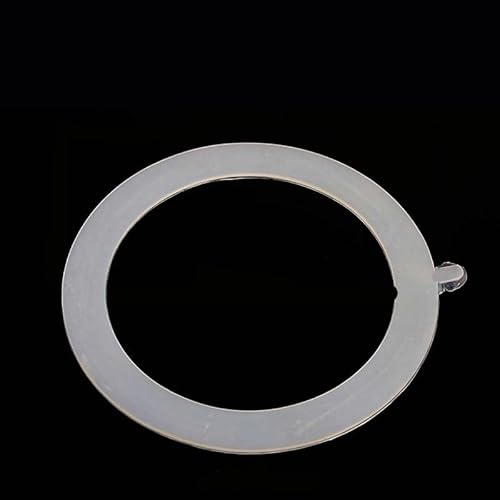 5-teiliges Silikon-Unterlegscheiben-Set, Silikon-Unterlegscheibe Innendurchmesser 20–203mm, Silikon-Flachdichtung Außendurchmesser 49,5–253mm, flache runde Silikondichtung(75x115x3mm) von easyhaha