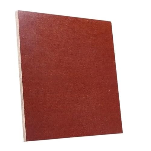 Flachplatte aus rotem Bakelit-Phenolharz, Elektroblech 2–20 mm, Bakelitplatten 4 x 4/8 x 8 Zoll, Phenolharzplatten 1 Stück(6MM X 8 X 8 inch) von easyhaha