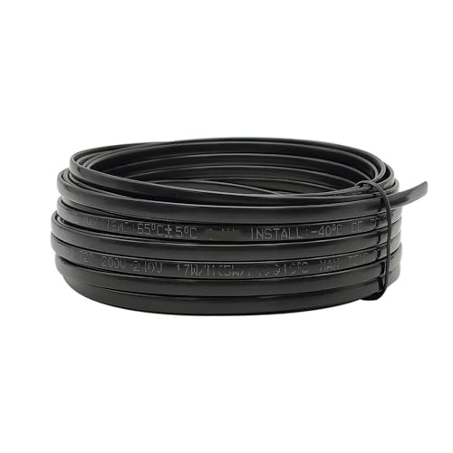 Frostschutzkabel für Abwasserrohr Enteiser auf dem warmen Boden 100 m selbstregulierendes Heizband elektrisch Draht von easyhaha