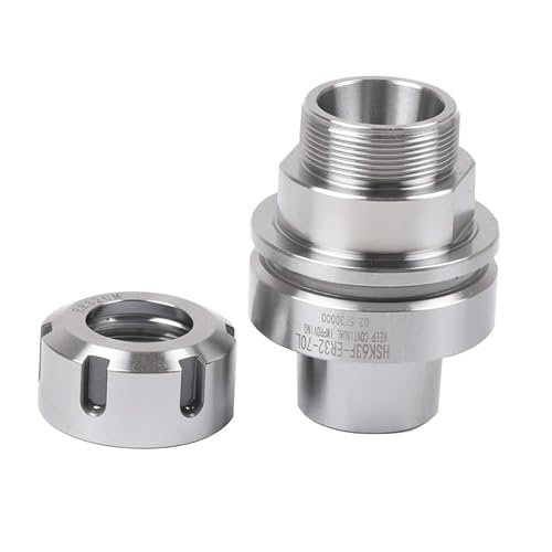 HSK63F Werkzeughalter, Gravierholzbearbeitungsmaschine HSK63F Werkzeughalter, HSK63 HSK ER ER16 ER25 ER32 ER40 Werkzeughalter HSK 63F ER(Size:HSK63F-ER32-70) von easyhaha