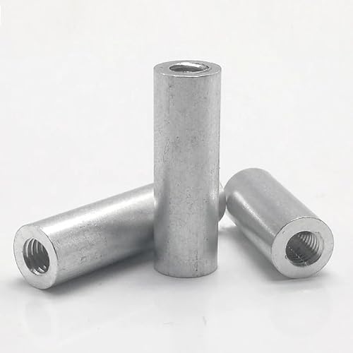 easyhaha Aluminium-Abstandshalter M3 M4 M5 M6 Runde Aluminium-Abstandsstangen for RC-Multirotoren (Color : 75mm, Size : M4 5pcs) von easyhaha