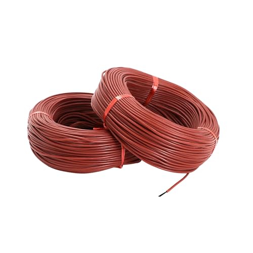 easyhaha Wärmedraht 12K Kohlefaser-Heizkabel Infrarot-Warmer Boden 33 Ohm/m Red Warehouse mit Isolierungskits 5-100 Meter(100m) von easyhaha