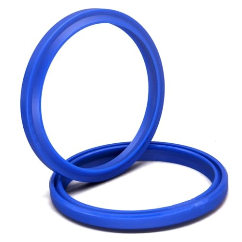 easyhaha Wellendichtring vom Typ DHS, 10 x 12 x 20 x 4,5/6 mm, 50 x 58 x 5/6,5 mm, Polyurethan-Hydraulikzylinder-Öldichtring (Size : 50x58x5I6.5mm 2Pcs) von easyhaha