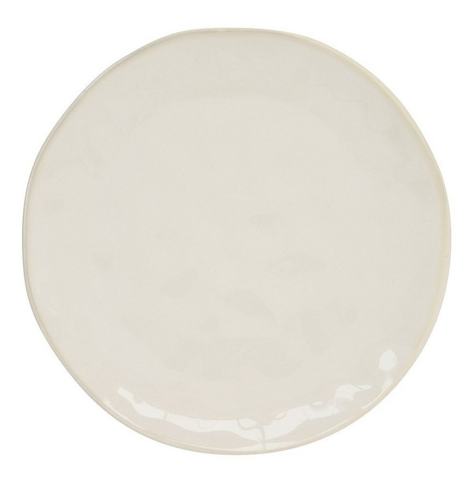 EasyLife Dessertteller Interiors, Weiß H:2cm D:21cm Porzellan von EasyLife