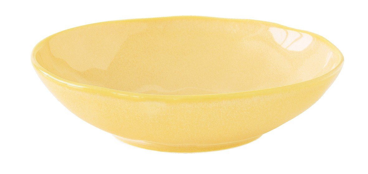 EasyLife Suppenteller Interiors, Gelb H:5cm D:19cm Porzellan von EasyLife