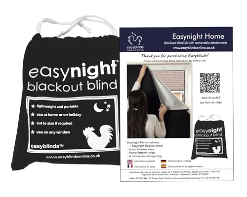 easynight | Verdunkelungsrollo (ohne Saugnäpfe) L 2m x 1.45m von easynight